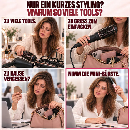 Mini-Lockenstyler mit Schnellaufheizung – Ansatzvolumen, Pony-Styling & schnelles Nachstylen