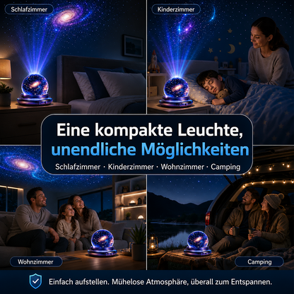 🔮 Nachtlicht-Projektor – intelligenter holografischer Sternenprojektor🔥