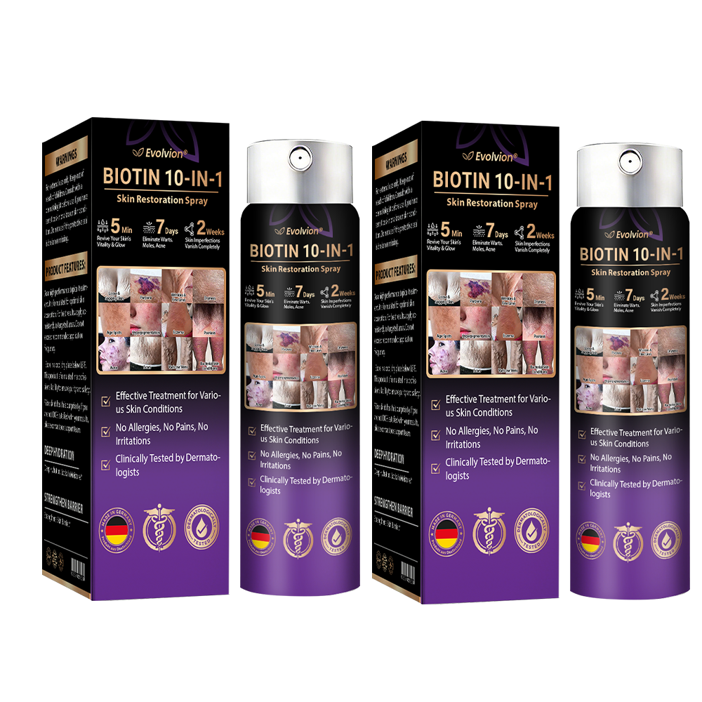 Hergestellt und versandt aus Deutschland ✨Evolvion® Biotin 10-in-1 Hautregenerations-Spray🏆-up