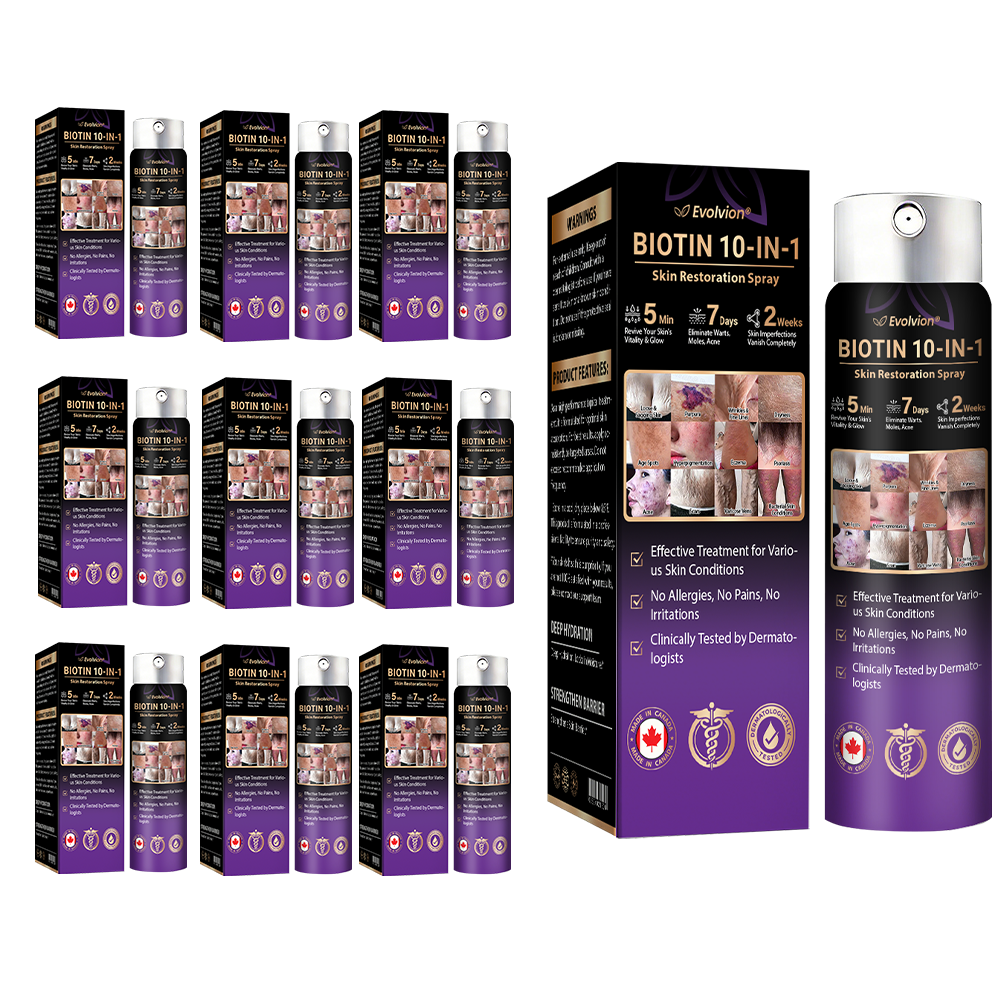 Made and Shipped from Canada✨Evolvion® Biotin 10-in-1 Skin Restoration Spray 🍇