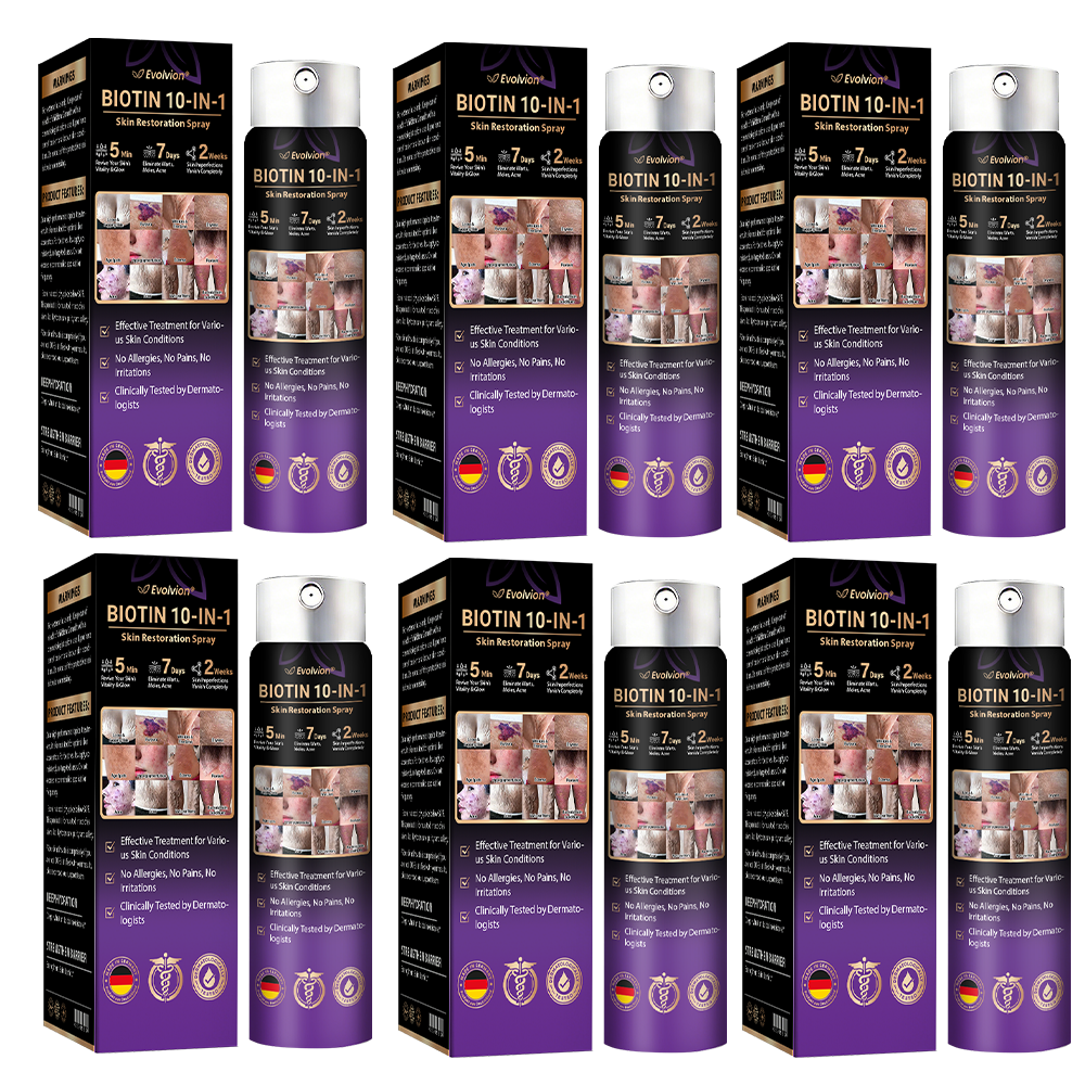 Hergestellt und versandt aus Deutschland ✨Evolvion® Biotin 10-in-1 Hautregenerations-Spray🏆-up