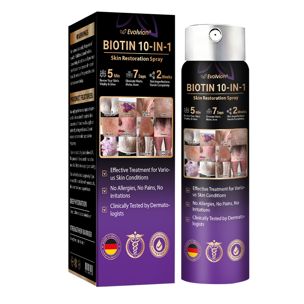 Hergestellt und versandt aus Deutschland ✨Evolvion® Biotin 10-in-1 Hautregenerations-Spray🏆-up