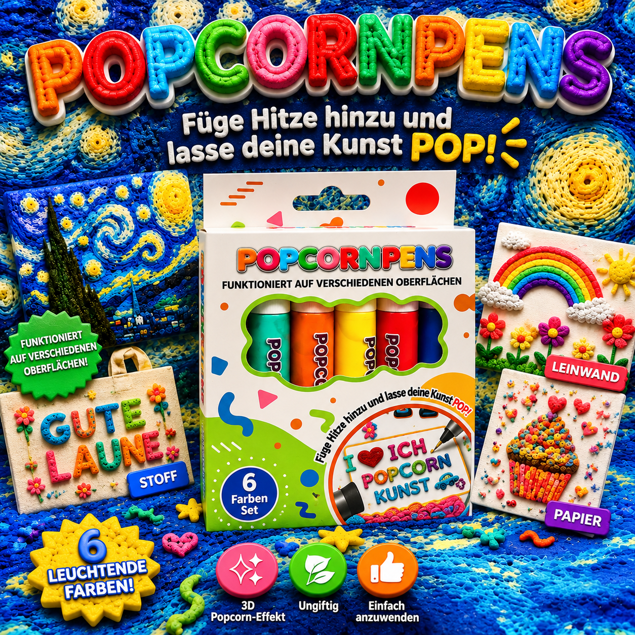 Nur heute 50 % sparen | IEY® 3D-Relief-Kunststift – Verwandle flache Zeichnungen in fühlbare 3D-Kunst ✨
