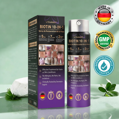 Hergestellt und versandt aus Deutschland ✨Evolvion® Biotin 10-in-1 Hautregenerations-Spray🏆-up