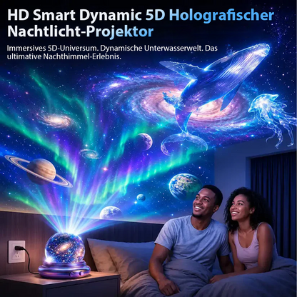 🔮 Nachtlicht-Projektor – intelligenter holografischer Sternenprojektor🔥