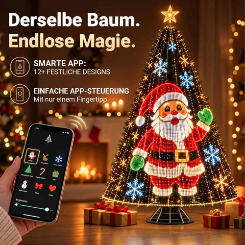 🎄Intelligente animierte Weihnachtsbaumbeleuchtung — Erwecken Sie Ihren Weihnachtsbaum zum Leben!🎅-up