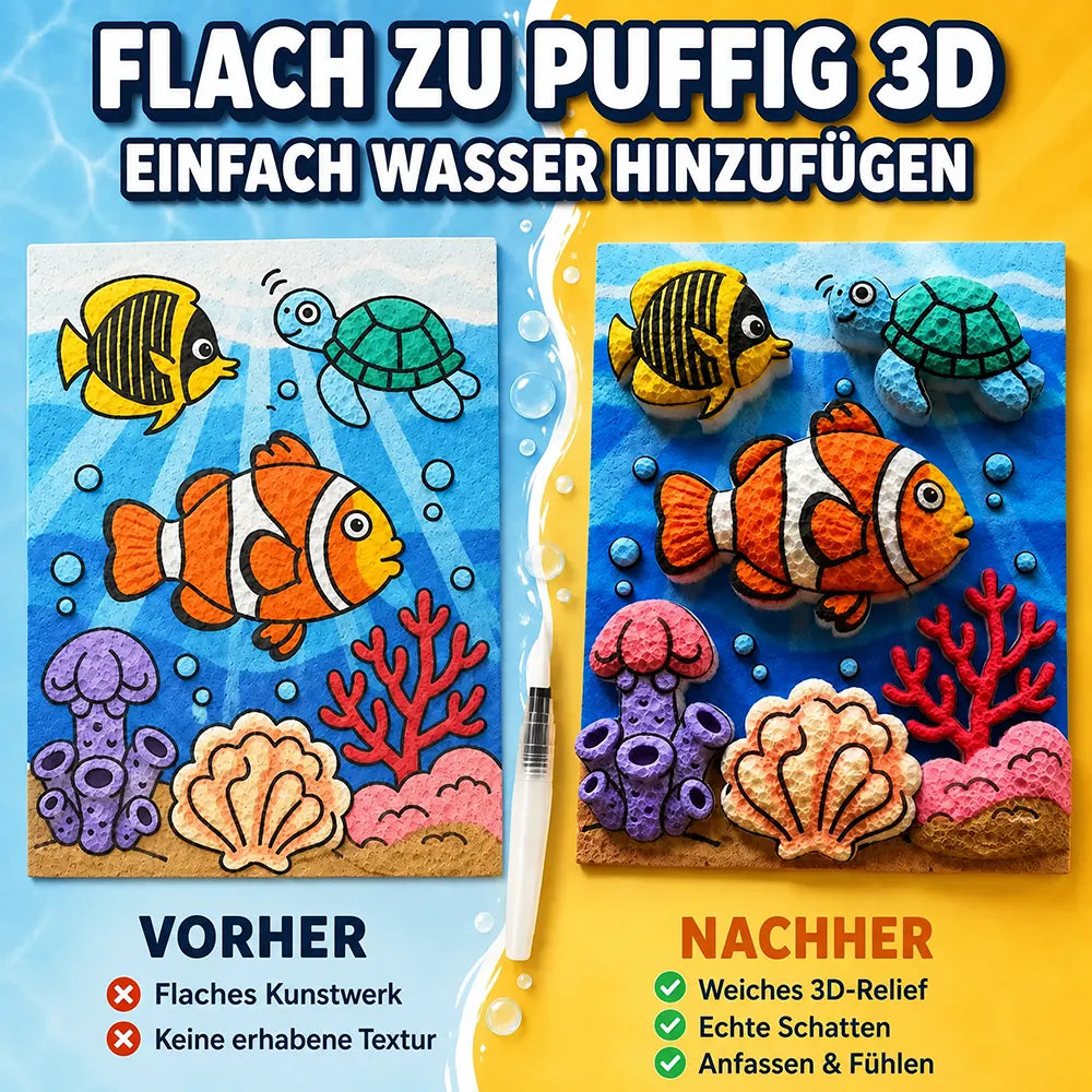 IEY® 3D Aufbläh-Strukturpapier🍀🍀