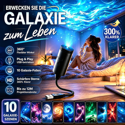 💡BVJ® Plug-and-Play HD Galaxie & Ozean Projektor Nachtlicht 🥳 Über 50.000 zufriedene Nutzer🏆