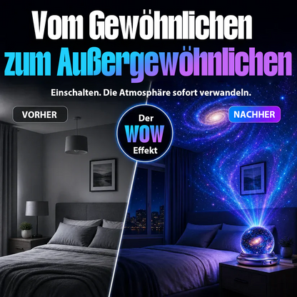 🔮 Nachtlicht-Projektor – intelligenter holografischer Sternenprojektor🔥