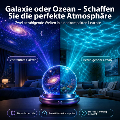 🔮 Nachtlicht-Projektor – intelligenter holografischer Sternenprojektor🔥