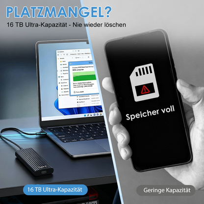 🏆Blitzverkauf⚡ Über 50.000 verkauft! Fast ausverkauft – 🔥16TB tragbare Mini-SSD mit großer Kapazität und Type-C✨-up