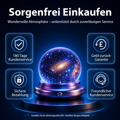 🔮 Nachtlicht-Projektor – intelligenter holografischer Sternenprojektor🔥