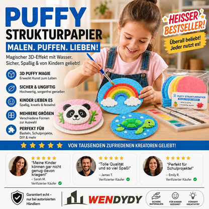 IEY® 3D-Strukturpapier mit Aufpluster-Effekt 🌿
