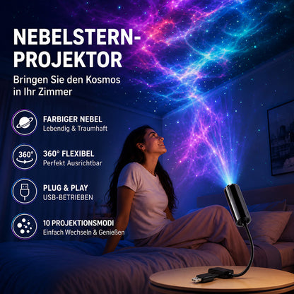 💡BVJ® Plug-and-Play HD Galaxie & Ozean Projektor Nachtlicht 🥳 Über 50.000 zufriedene Nutzer🏆