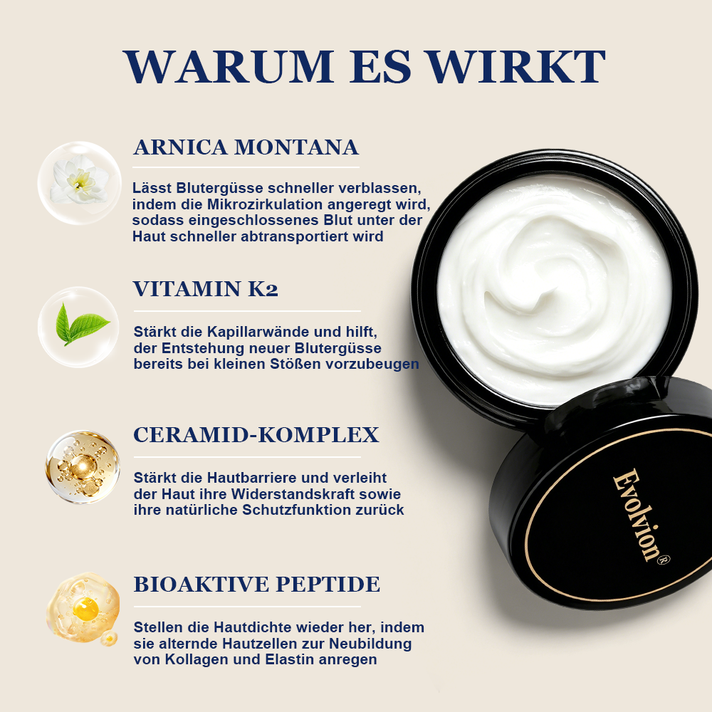 ✨Evolvion® Bluterguss-Reparatur- & hautstärkende Creme ✨