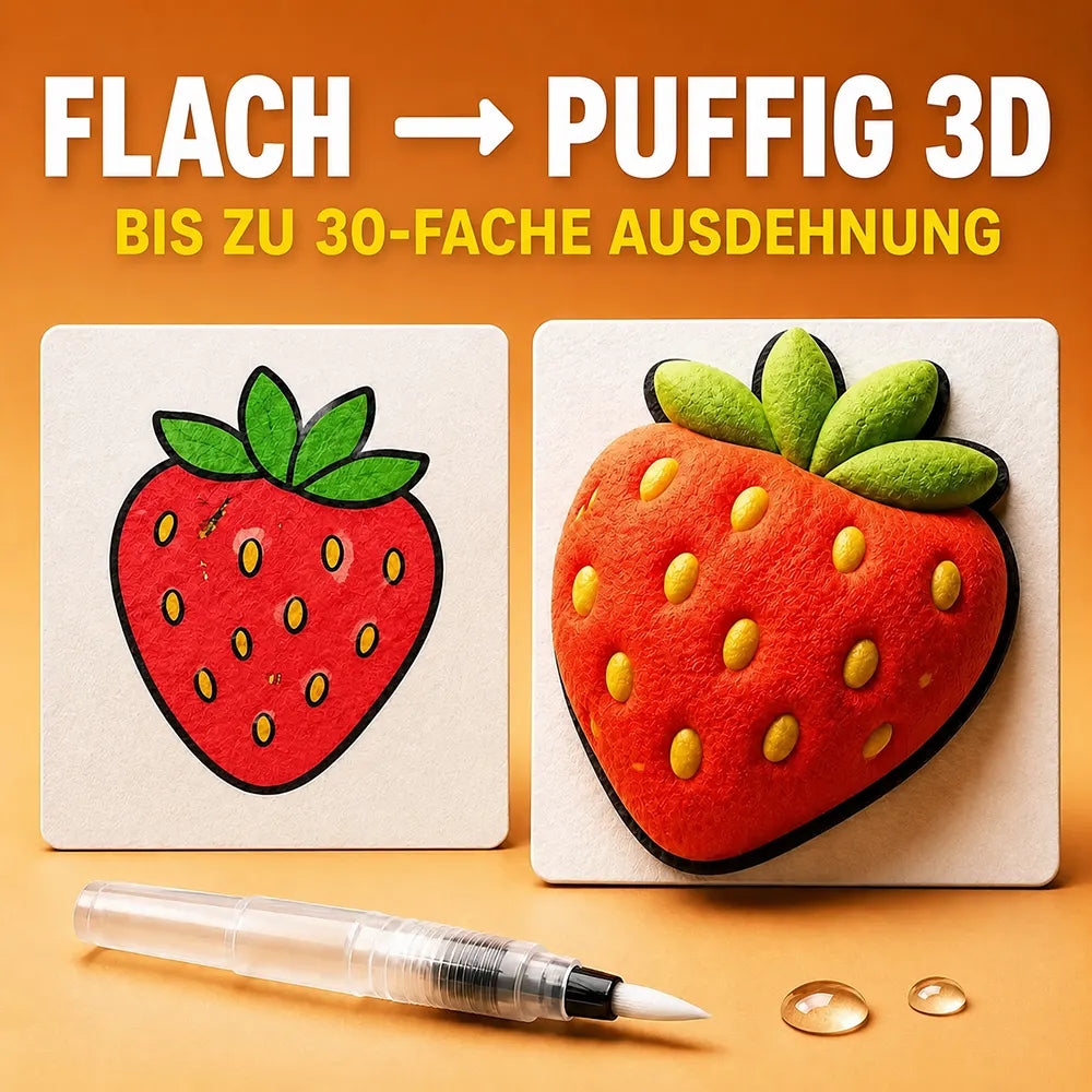 IEY® 3D Aufbläh-Strukturpapier🍀🍀