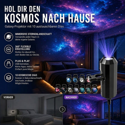 💡BVJ® Plug-and-Play HD Galaxie & Ozean Projektor Nachtlicht 🥳 Über 50.000 zufriedene Nutzer🏆