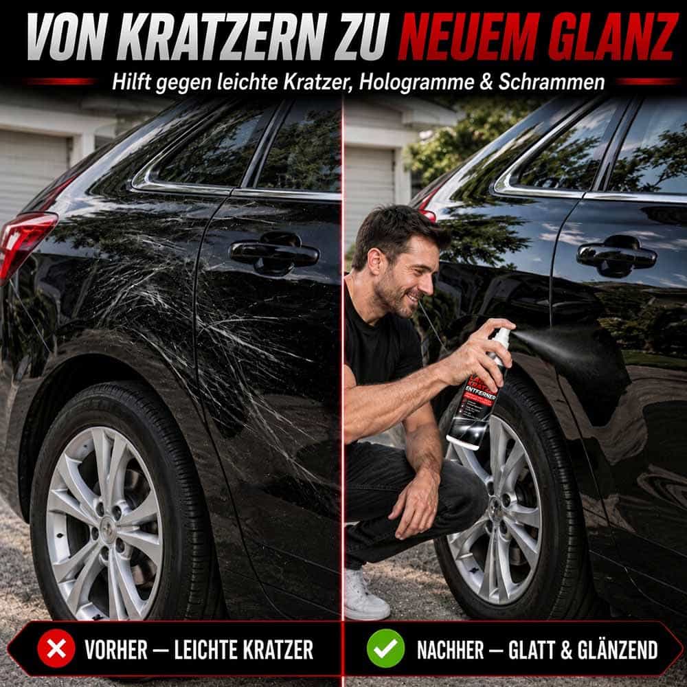 Autolack-Kratzerauffrischer – Mildert schnell Kratzer, Waschspuren & Schrammen ✨